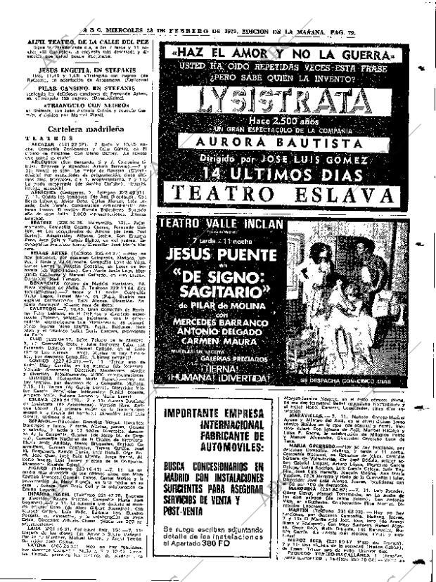 ABC MADRID 23-02-1972 página 79