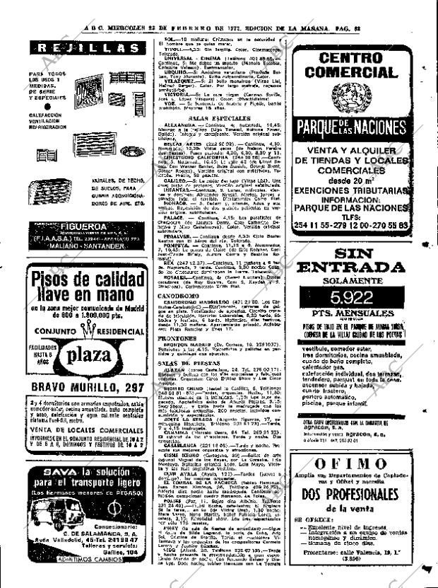 ABC MADRID 23-02-1972 página 83