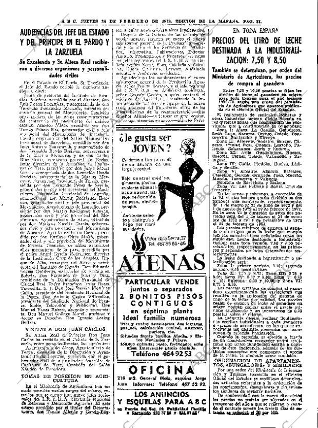 ABC MADRID 24-02-1972 página 27
