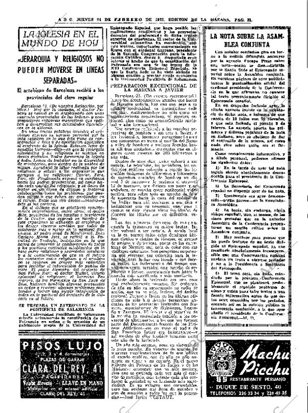 ABC MADRID 24-02-1972 página 31