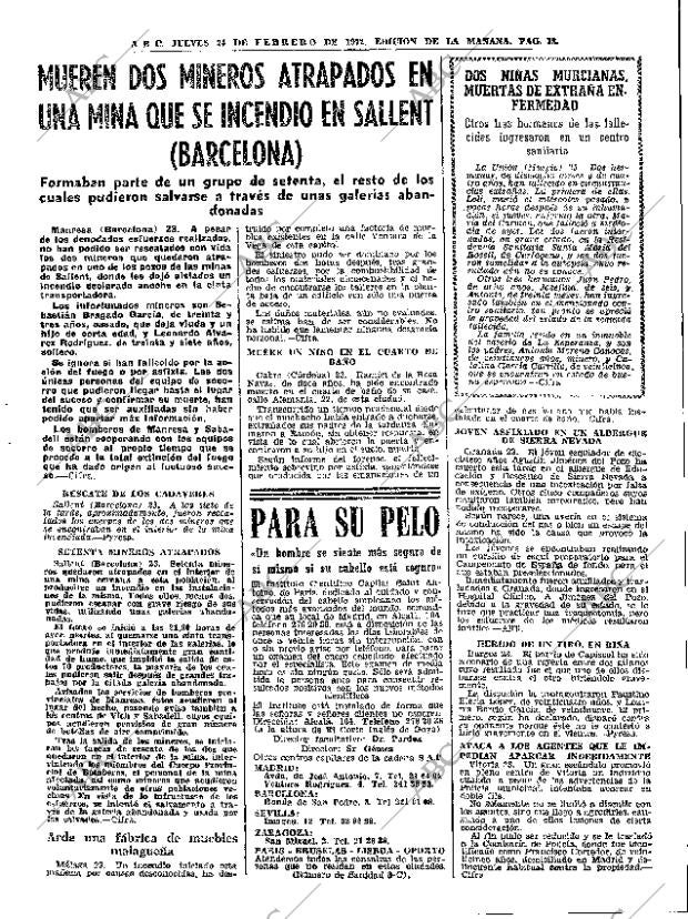ABC MADRID 24-02-1972 página 33
