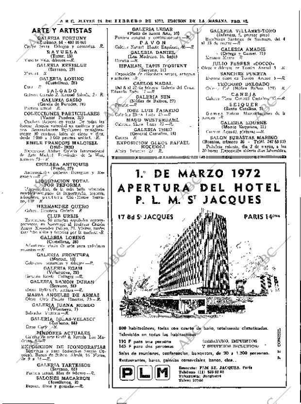 ABC MADRID 24-02-1972 página 53