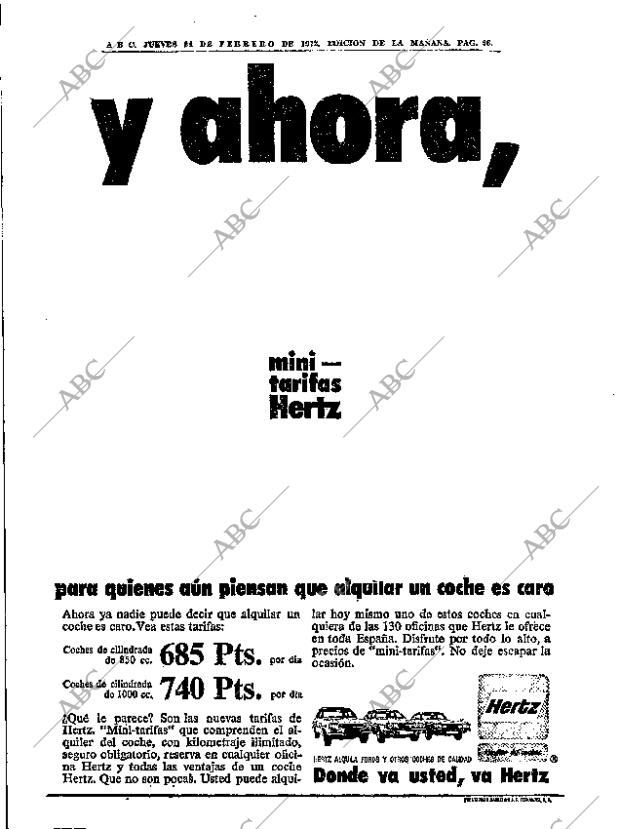 ABC MADRID 24-02-1972 página 56
