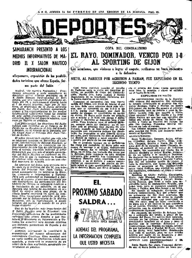 ABC MADRID 24-02-1972 página 65