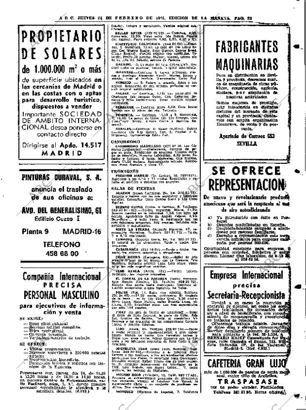 ABC MADRID 24-02-1972 página 83