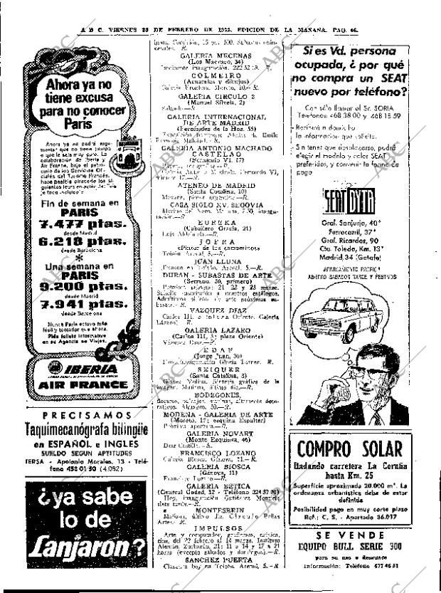 ABC MADRID 25-02-1972 página 46