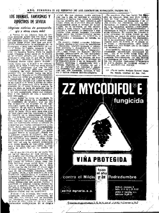ABC SEVILLA 25-02-1972 página 115