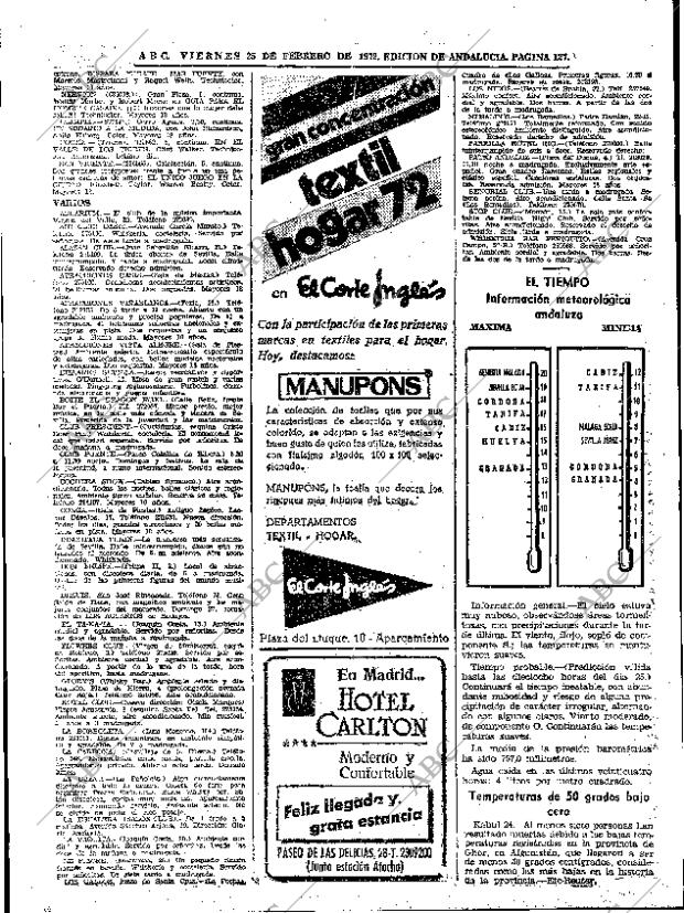 ABC SEVILLA 25-02-1972 página 127