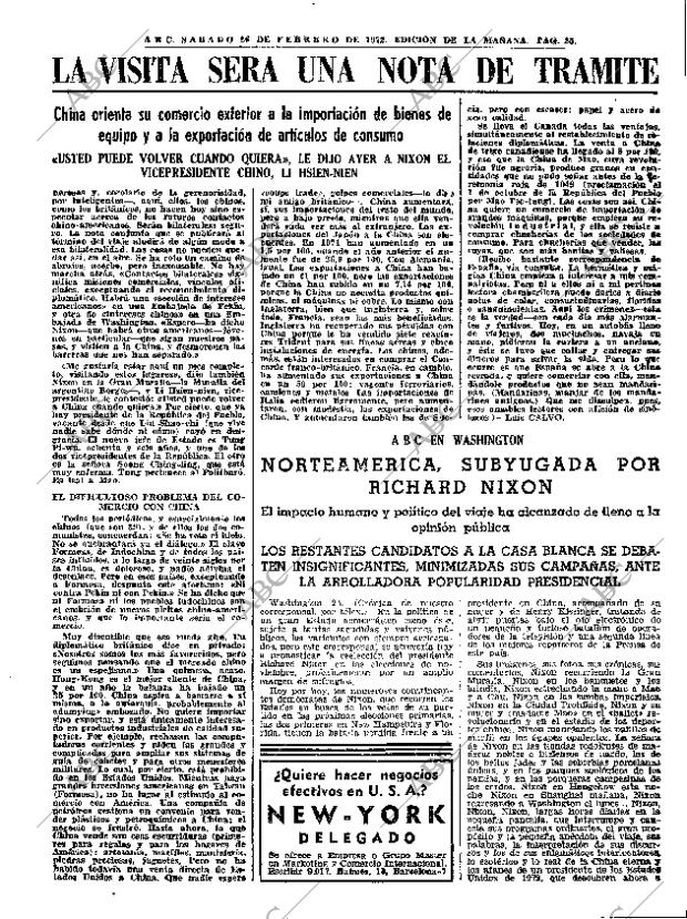 ABC MADRID 26-02-1972 página 25