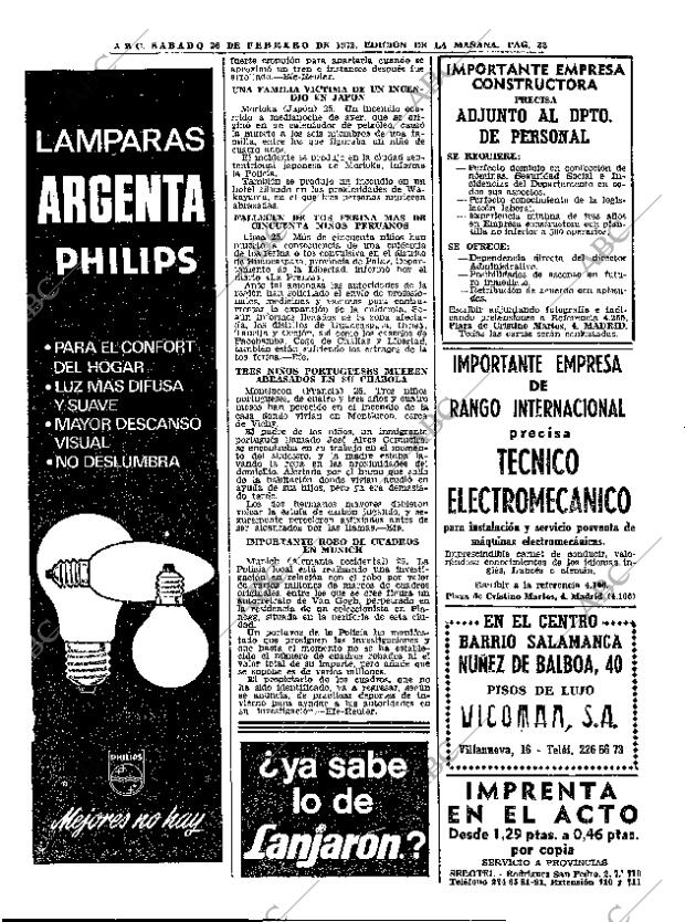 ABC MADRID 26-02-1972 página 32