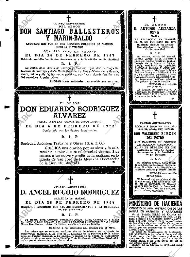 ABC MADRID 27-02-1972 página 104