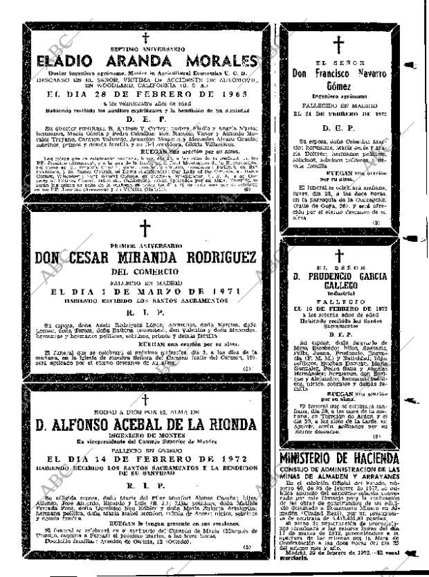 ABC MADRID 27-02-1972 página 105