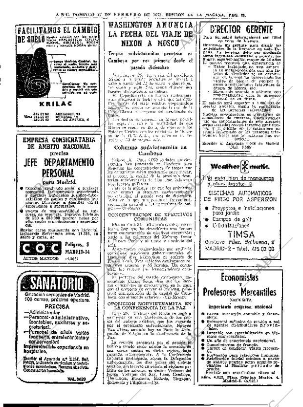 ABC MADRID 27-02-1972 página 22