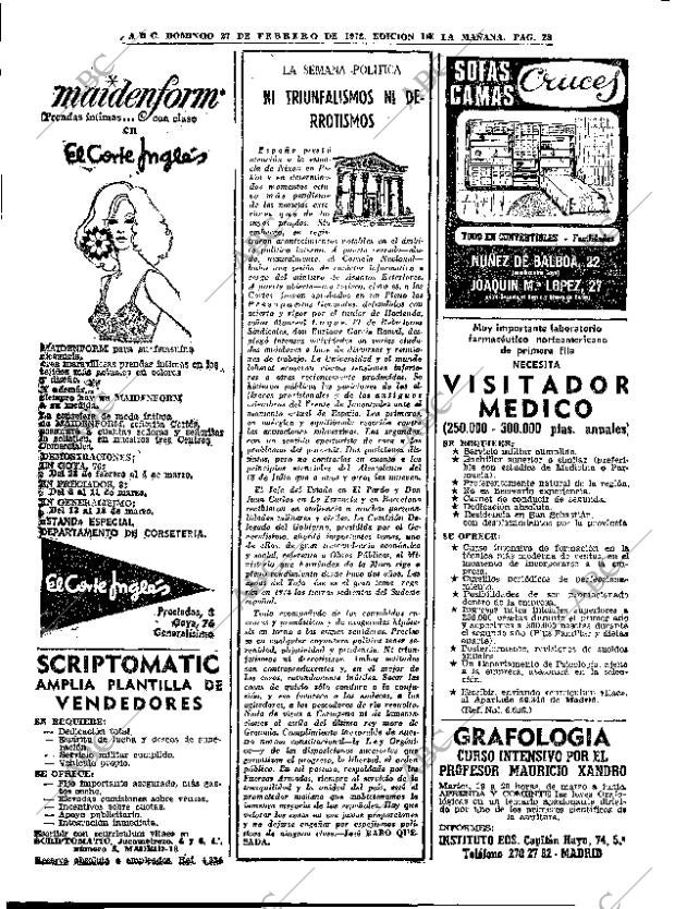 ABC MADRID 27-02-1972 página 28