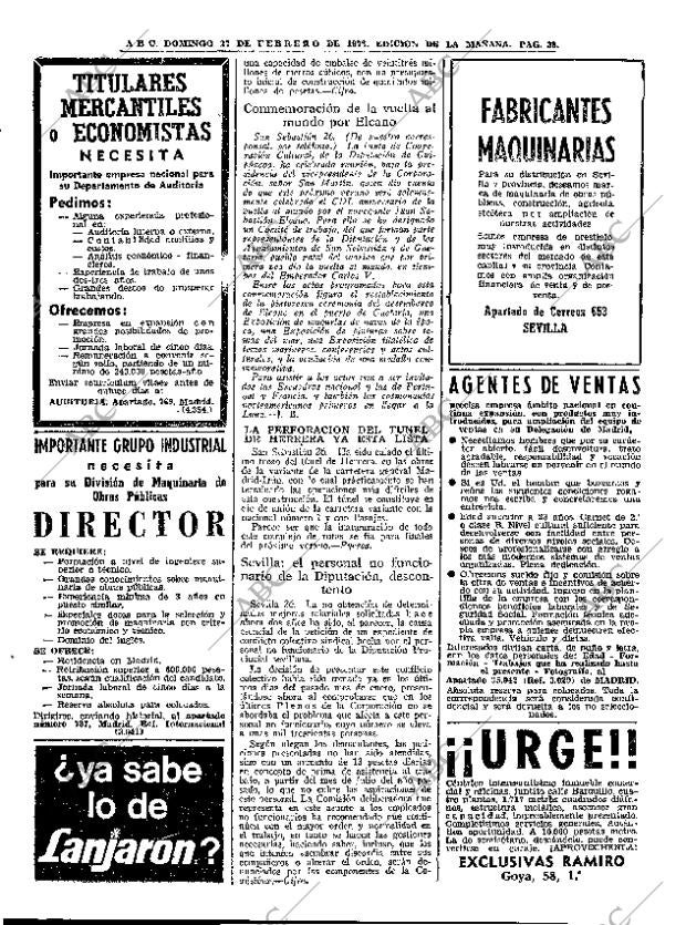 ABC MADRID 27-02-1972 página 38
