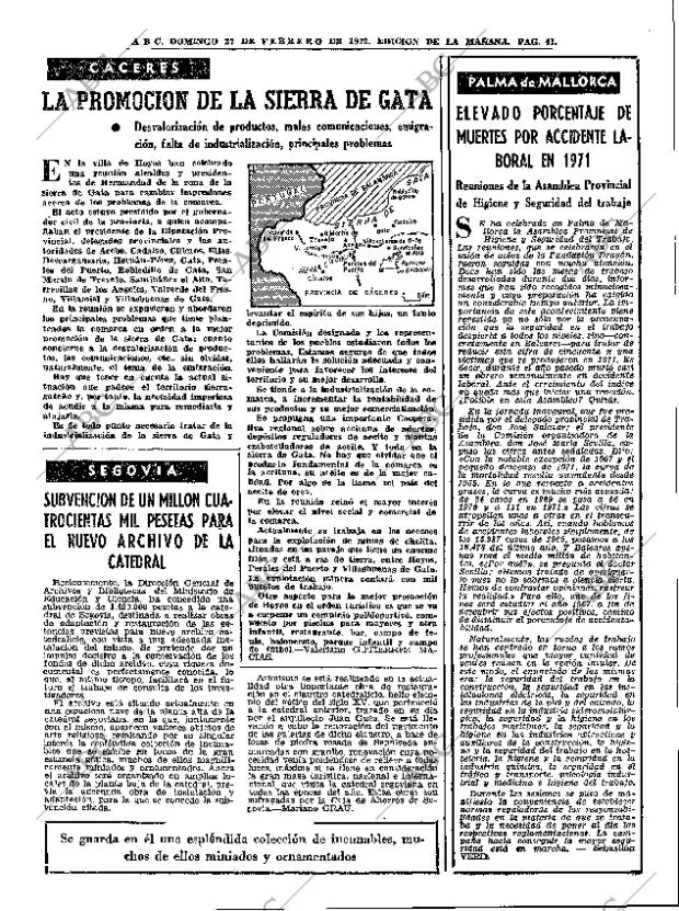 ABC MADRID 27-02-1972 página 41