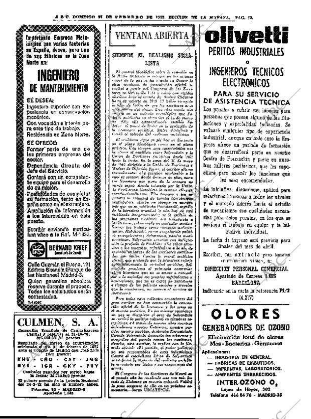 ABC MADRID 27-02-1972 página 52