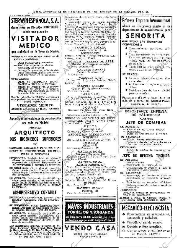 ABC MADRID 27-02-1972 página 56