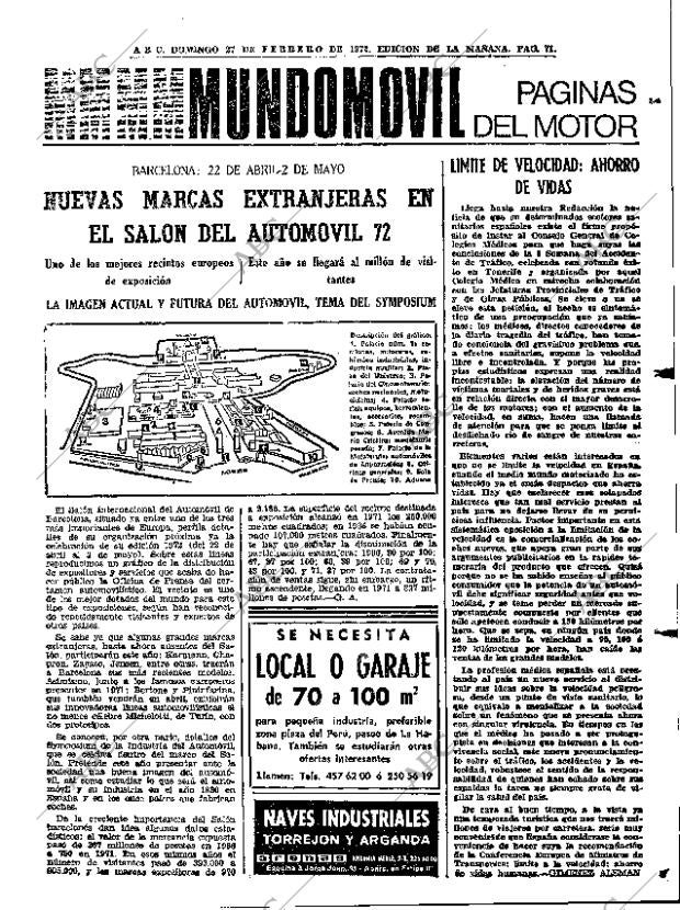 ABC MADRID 27-02-1972 página 71