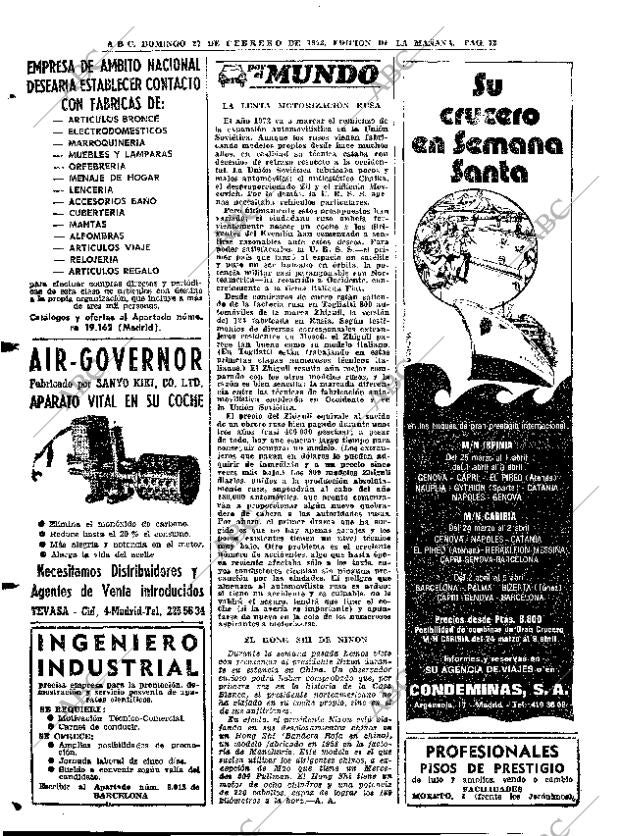 ABC MADRID 27-02-1972 página 72