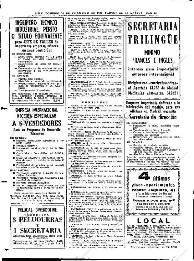 ABC MADRID 27-02-1972 página 86