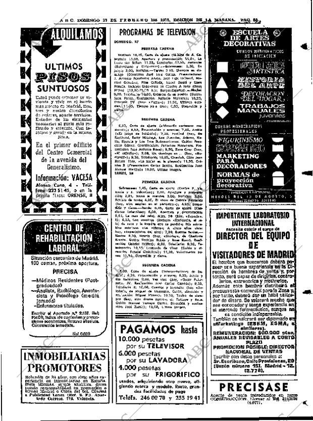 ABC MADRID 27-02-1972 página 89