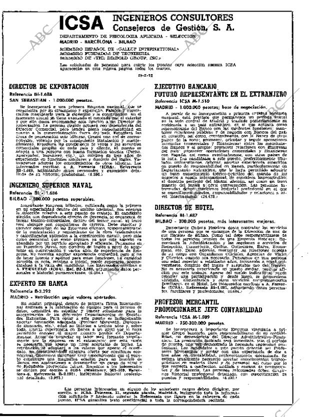 ABC MADRID 29-02-1972 página 14