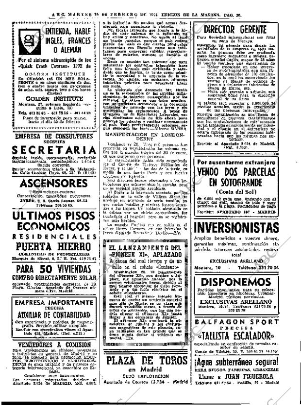 ABC MADRID 29-02-1972 página 30