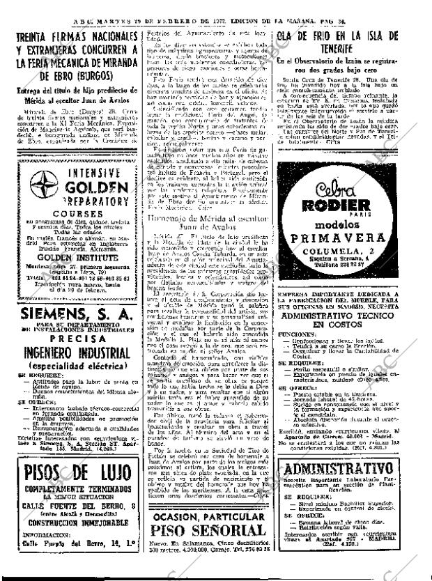 ABC MADRID 29-02-1972 página 36