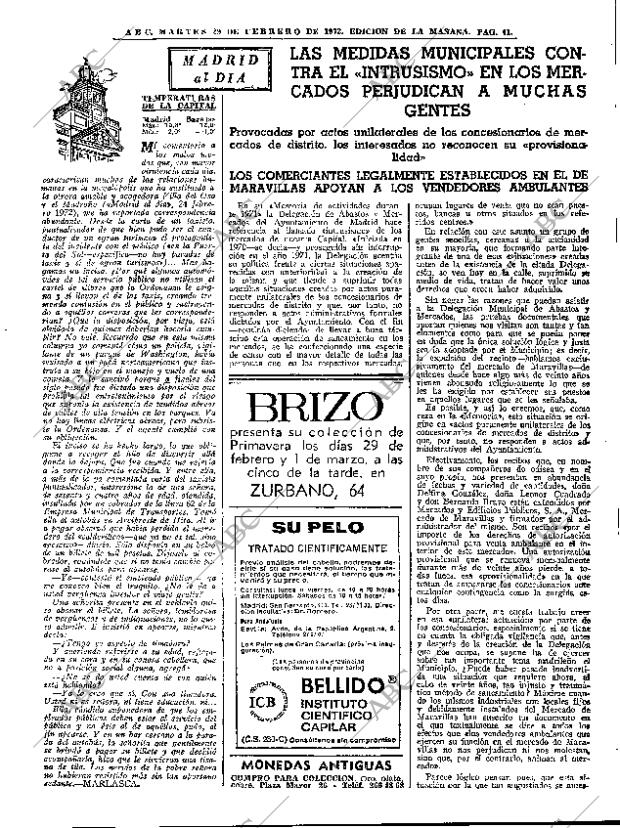 ABC MADRID 29-02-1972 página 41