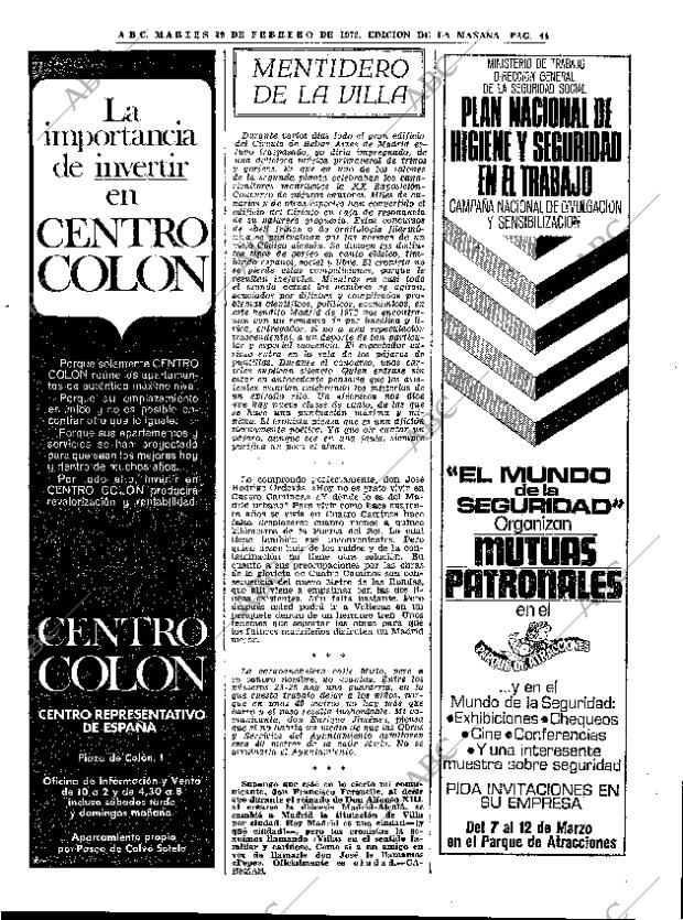 ABC MADRID 29-02-1972 página 44