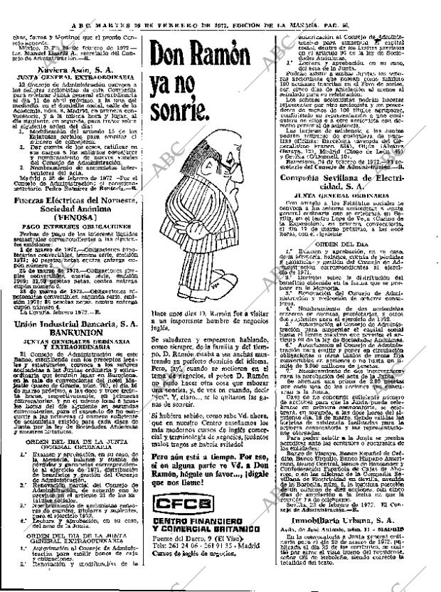 ABC MADRID 29-02-1972 página 56