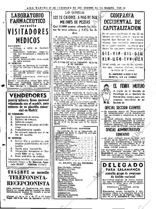 ABC MADRID 29-02-1972 página 60