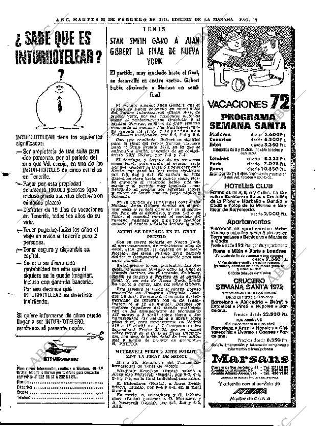 ABC MADRID 29-02-1972 página 68