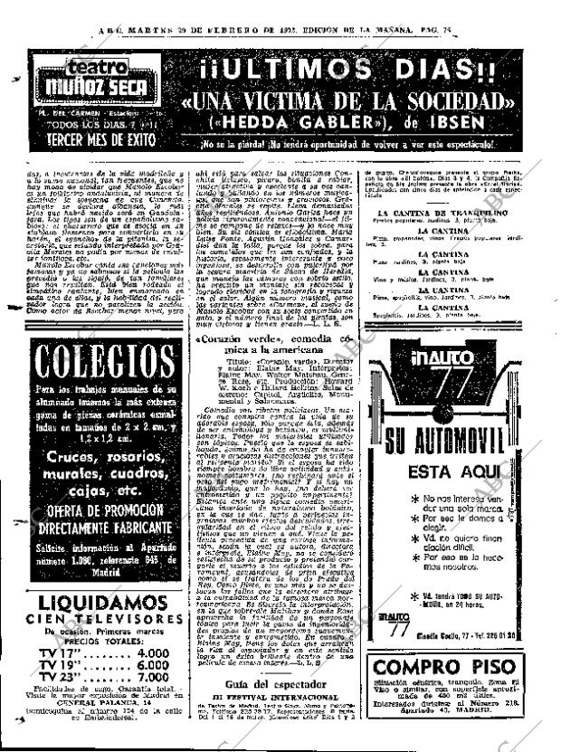 ABC MADRID 29-02-1972 página 76