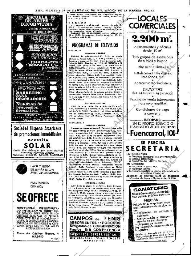 ABC MADRID 29-02-1972 página 83