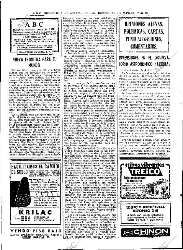 ABC MADRID 01-03-1972 página 18