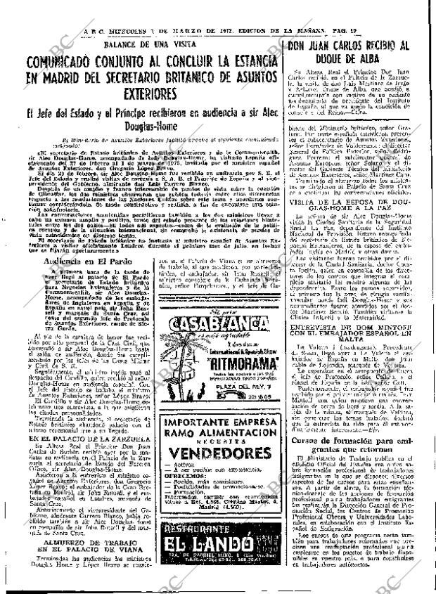 ABC MADRID 01-03-1972 página 19