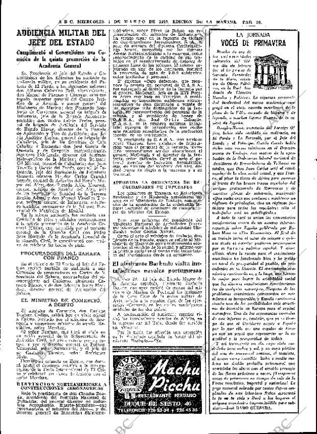 ABC MADRID 01-03-1972 página 20