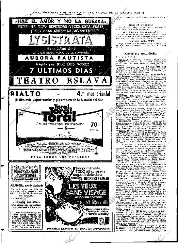 ABC MADRID 01-03-1972 página 72