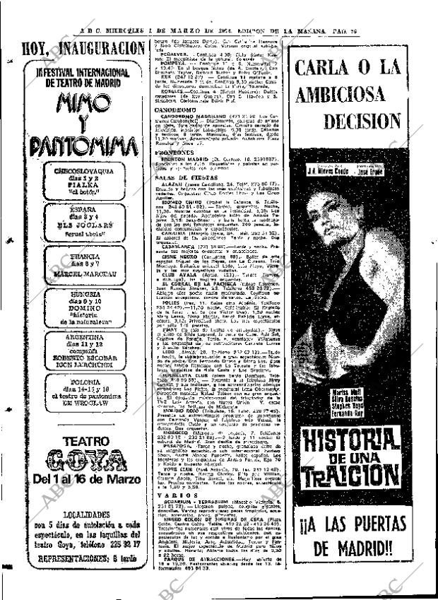 ABC MADRID 01-03-1972 página 76