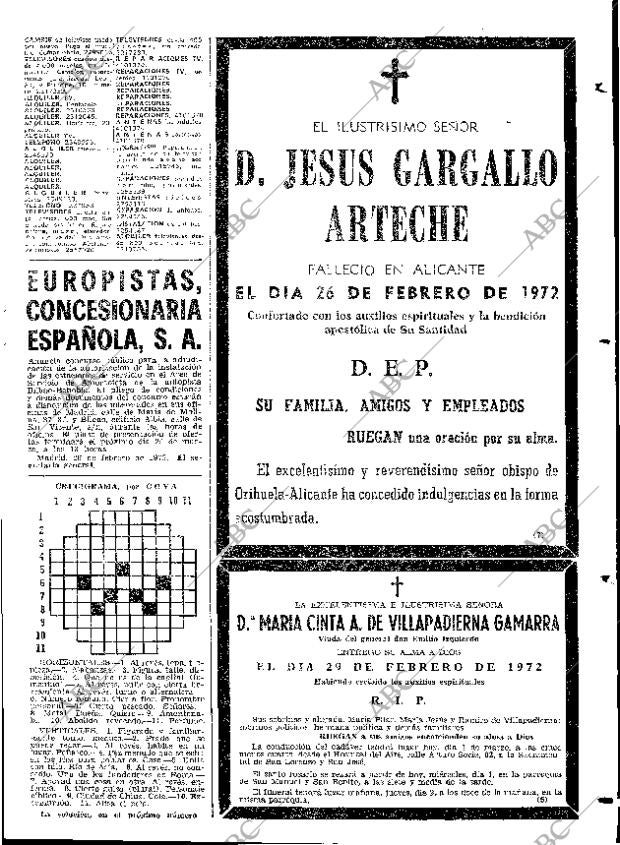 ABC MADRID 01-03-1972 página 91