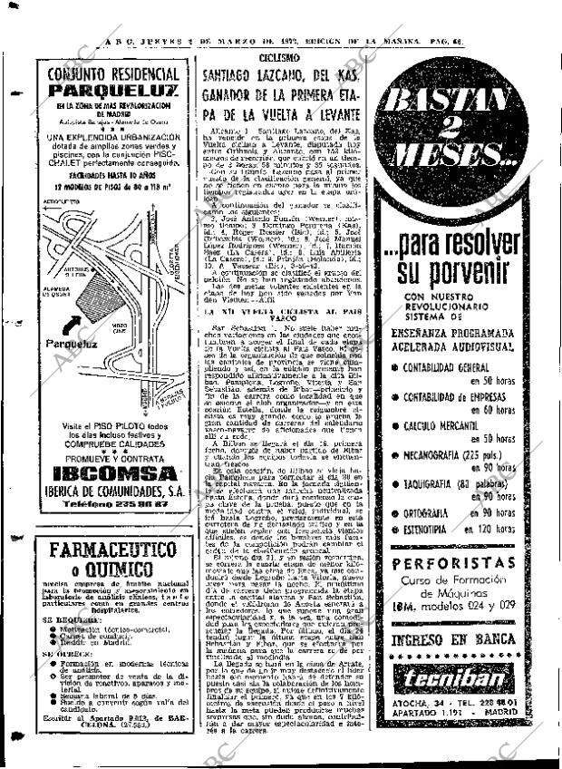 ABC MADRID 02-03-1972 página 66