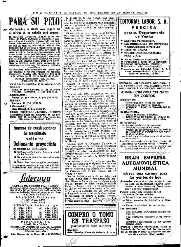 ABC MADRID 02-03-1972 página 68