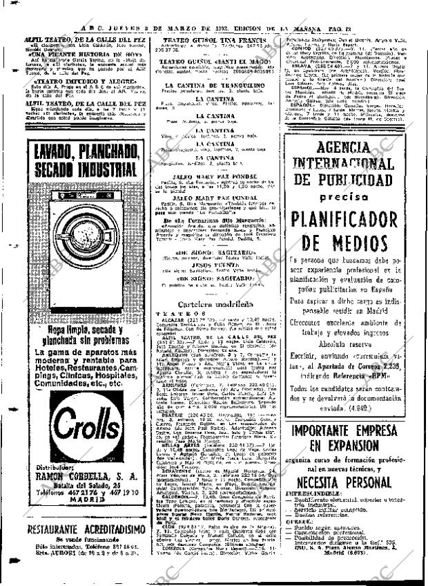 ABC MADRID 02-03-1972 página 72