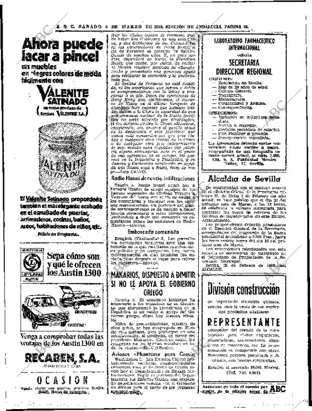 ABC SEVILLA 04-03-1972 página 22