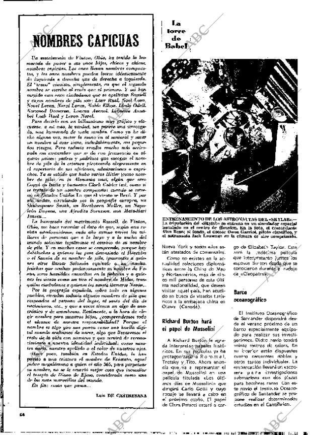 BLANCO Y NEGRO MADRID 04-03-1972 página 64