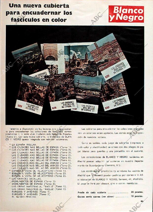 BLANCO Y NEGRO MADRID 04-03-1972 página 65