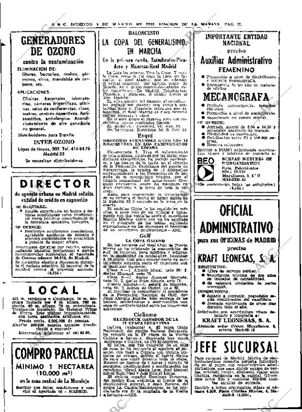 ABC MADRID 05-03-1972 página 72