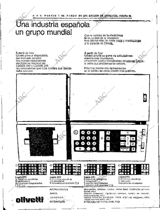 ABC SEVILLA 07-03-1972 página 64